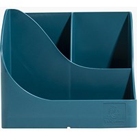 Exacompta NeoDeco Pen Wave Pen Pot 155x199x109mm Duck Blue (Each) -