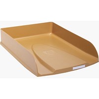 Exacompta NeoDeco Letter Tray 346x255x65mm Copper Gold (Each) -