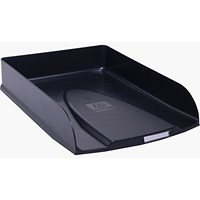 Exacompta NeoDeco Letter Tray 346x255x65mm Black (Each) -