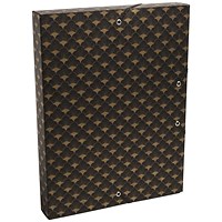 Exacompta Neo Deco Elasticated Box File A4 25mm Assorted Colours PK8 - Exacompta Neo Deco Elasticated Box File A4 25mm Assorted Colours PK8 -