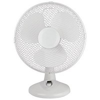 Slingsby 12 Inch (305mm) Desk Fan 3 Speed White - Slingsby 12 Inch (305mm) Desk Fan 3 Speed White -