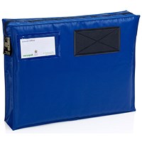 Versapak Mailing Pouch with Gusset, 406x305x75mm, Blue