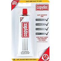 Copydex Adhesive Glue Tube Solvent Free and Non-Toxic 50ml -