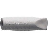 Faber-Castell Grip 2001 Eraser Cap, Grey, Pack of 24