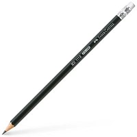 Faber-Castell Graphite Pencil 1112 With Eraser HB (Pack 12) -