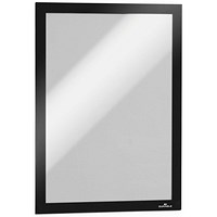 Durable Duraframe Self Adhesive Signage Frame, A4, Black