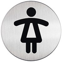 Koop Uw Durable Herentoilet Pictogram, RVS, Diam Bij A1 Office | 731109