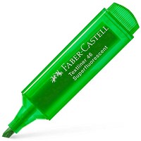 Faber-Castell Textliner 46 Highlighter, Green, Pack of 10