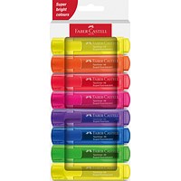 Faber-Castell Textliner 46 Highlighter, Assorted Colours, Pack of 8