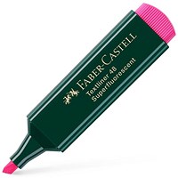 Faber-Castell Textliner 48 Highlighter, Pink, Pack of 10