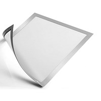 Durable Duraframe Magnetic Document Signage Frame for Metal, A4, Silver Durable Duraframe Magnetic Document Signage Frame for Metal, A4, Silver