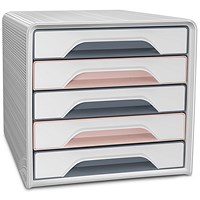 CEP Mineral by Cep 5 Drawer Module Unit Assorted Colours -