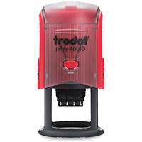 Trodat 46140 Self Inking Dater 40mm Red -