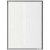 Durable Static Cling UV Info Pocket Signage for Glass, A4, Grey, Pack of 5