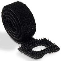 Durable Cavoline Cable Management Grip Tie, Black, Pack of 5 Durable Cavoline Cable Management Grip Tie, Black, Pack of 5