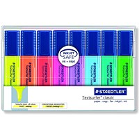 StaedtlerTextsurfer 364 Highlighter Classic Assorted Colours, Pack of 6 + 2 Free