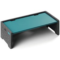 Durable Effect Monitor Stand, Charcoal & Green