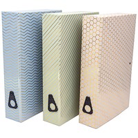 Pukka Haze Box File Foolscap Assorted Colours (Pack 3) - Pukka Haze Box File Foolscap Assorted Colours (Pack 3) -