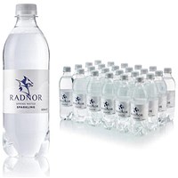 Radnor Hills Sparkling Water, Plastic Bottles, 500ml, Pack of 24