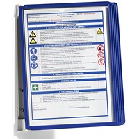 Durable Vario Wall Display Panel System, 5 Dark Blue Panels Included Durable Vario Wall Display Panel System, 5 Dark Blue Panels Included