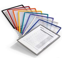 Durable Sherpa A4 Display Panel, Assorted, Pack of 5 Durable Sherpa A4 Display Panel, Assorted, Pack of 5