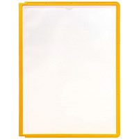 Durable Sherpa A4 Display Panel, Yellow, Pack of 5