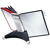 Durable Sherpa Desk Display Panel System, 10 Assorted Panels Included