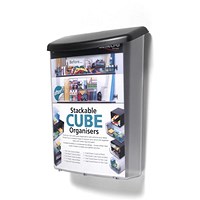 Deflecto A4 Magazine Size Weatherproof Outdoor Literature/Post Box, 255 x 333 x 80mm
