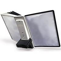 Durable Sherpa A4 Table Extension Set, Module and 10 Panels, Black & Grey Durable Sherpa A4 Table Extension Set, Module and 10 Panels, Black & Grey