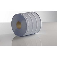 ValueX Centrefeed Roll, 1-Ply, 300m, Blue, Pack of 6