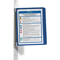 Durable Vario Magnet Wall Display Panel System, 5 Blue Panels Included Durable Vario Magnet Wall Display Panel System, 5 Blue Panels Included