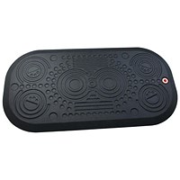 Floortex AFS-TEX 3000X Anti-fatigue Ergonomic Floor Mat, 500x1000mm, Black