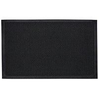 Doortex Meshmat Dirt Trapping Entrance Mat, For Indoor Use, With Anti-slip Vinyl Backing, 400x600mm, Metallic Grey