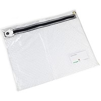 Versapak Security Wallet For Personal Items With T2 Locking Mechanism, Medium 420x305mm, Clear