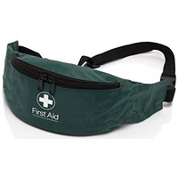 Blue Dot One Person Travel Kit In Green Bum Bag -