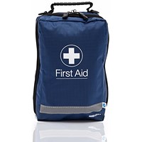 Blue Dot Essential Sports First Aid Kit in a Blue Series Bag -