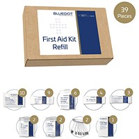 Blue Dot HSE Catering 1-20 Person First-Aid Kit Refill -