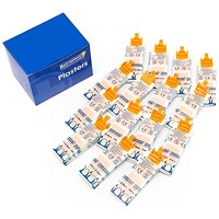 Astroplast Pull N Open Fabric Pilferproof Plasters with Yellow Clip 7.2cm x 2.5cm (Box 15 x Clip 10) -