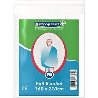 Astroplast Emergency Foil Blanket 160cm x 210cm (Pack 6) -
