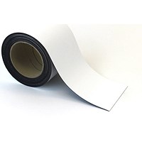 Beaverswood Magnetic Easy Wipe Warehouse Racking Strip, H100mmxW10m, White