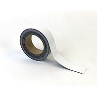 Beaverswood Magnetic Easy Wipe Warehouse Racking Strip, H40mmxW10m, White Beaverswood Magnetic Easy Wipe Warehouse Racking Strip, H40mmxW10m, White