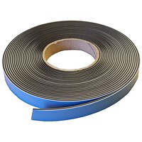 Beaverswood Magnetic Self-Adhesive Strip (Foam Adhesive), H25mmxW10m, 1.5mm Thickness