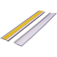 Beaverswood Self-Adhesive Ticket Holders With Card Insert For Shelving and Racking, H25mmxW200mm, Pack of 50