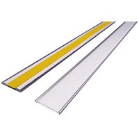 Beaverswood Self-Adhesive Ticket Holders With Card Insert For Shelving and Racking, H38mmxW1m, Pack of 10