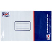 Pukka Post & Packaging Poly Mailing Bags, Peel and Seal, Size 1 165mmx235mm, Opaque, Pack of 5