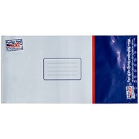 Pukka Post & Packaging Poly Mailing Bags, Peel and Seal, Size 2 190mmx340mm, Opaque, Pack of 5
