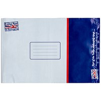 Pukka Post & Packaging Poly Mailing Bags, Peel and Seal, Size 4 320mmx440mm, Opaque, Pack of 5