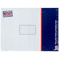 Pukka Post & Packaging Poly Mailing Bags, Peel and Seal, Size 5 410mmx500mm, Opaque, Pack of 5