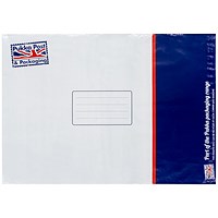 Pukka Post & Packaging Poly Mailing Bags, Peel and Seal, Size 6 440mmx580mm, Opaque, Pack of 5