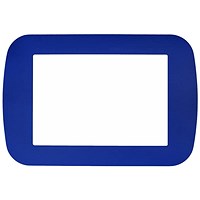 Frames4Floors PVC Floor Label Holders For Warehouse, A4, Blue, Pack of 10